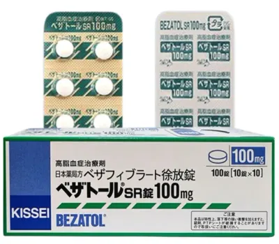 绿降脂 日本 KISSEI 苯扎贝特 SR 缓释片 100m