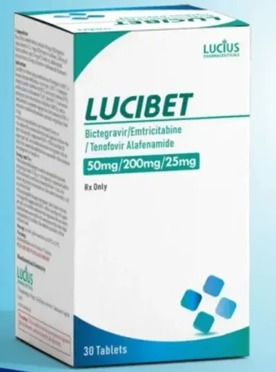 老挝卢修斯Lucibet比克恩丙诺片30片 必妥维 艾滋病 