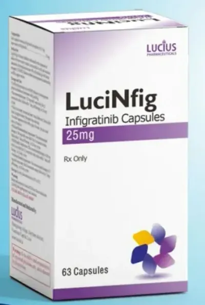 老挝卢修斯LuciNfig英菲格拉替尼25mg*63粒 铨福
