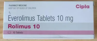 印度Cipla西普拉依维莫司Rolimus 10mg 晚期乳