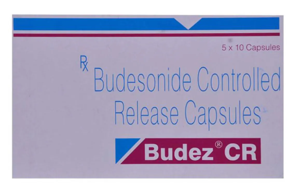 Budez CR 布地奈德 控释胶囊 3mg 太阳制药IBD 3mg 肝肾保护药物 印度仿制药包装 Budez CR 布地奈德 控释胶囊 3mg 太阳制药IBD 3mg 肝肾保护药物 印度仿制药包装