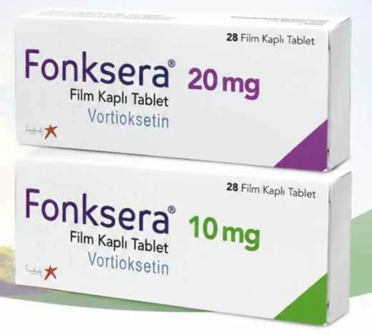 Fonksera伏硫西汀片10mg/20mg 改善抑郁认知功 10mg 神经与精神药物 印度仿制药包装 Fonksera伏硫西汀片10mg/20mg 改善抑郁认知功 10mg 神经与精神药物 印度仿制药包装
